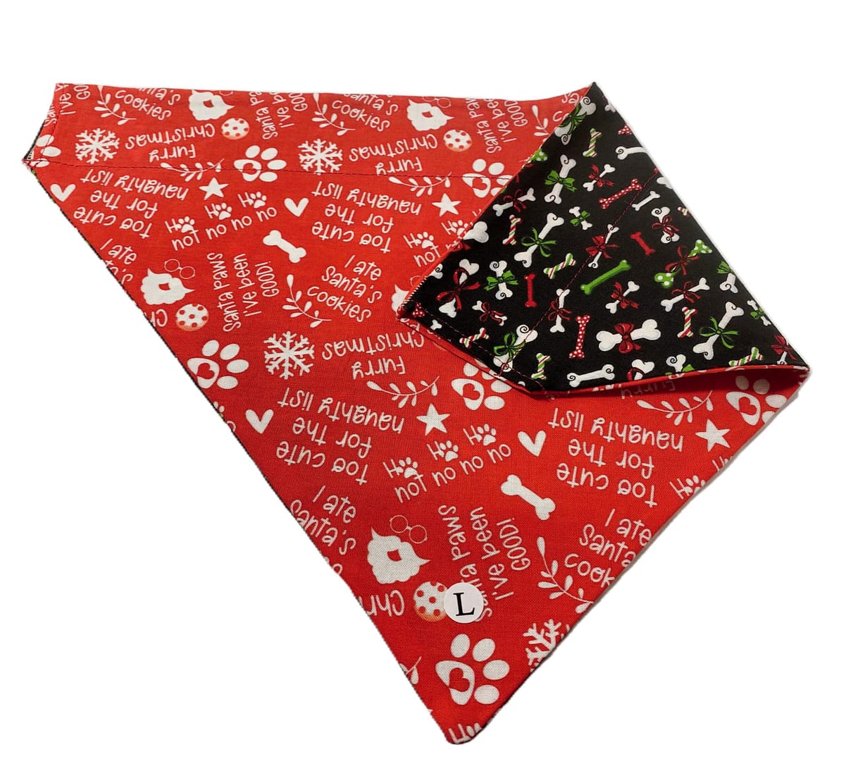 Too Cute for Naughty List Bandana