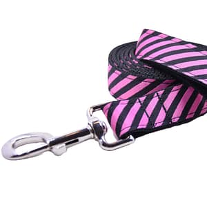 Pink Stripes Leash