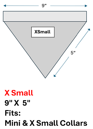 Fits: Mini & X Small Collars